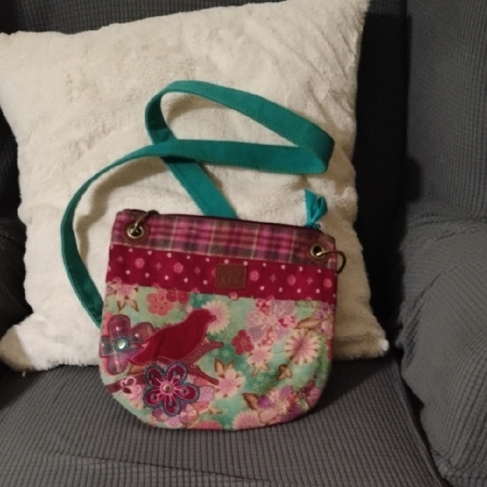 Karma Floral Patchwork Crossbody Bag - Multicolor